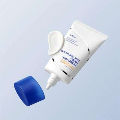 Isntree Hyaluronic Acid Fresh Sun Serum SPF 50+ PA++++ 50ml image 2