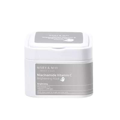 Mary & May Niacinamide Vitamin C Brightening Mask 30ea
