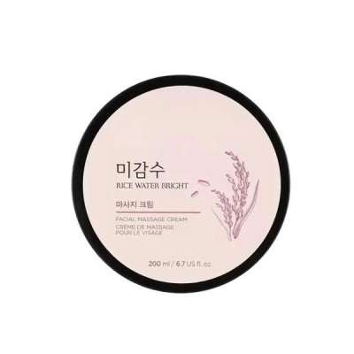 The Face Shop Rice Water Bright Facial Massage Cream 200ml